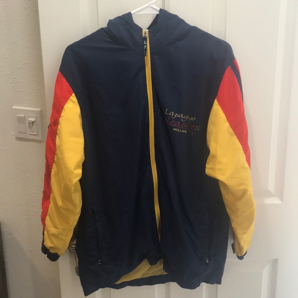 thrifted windbreaker